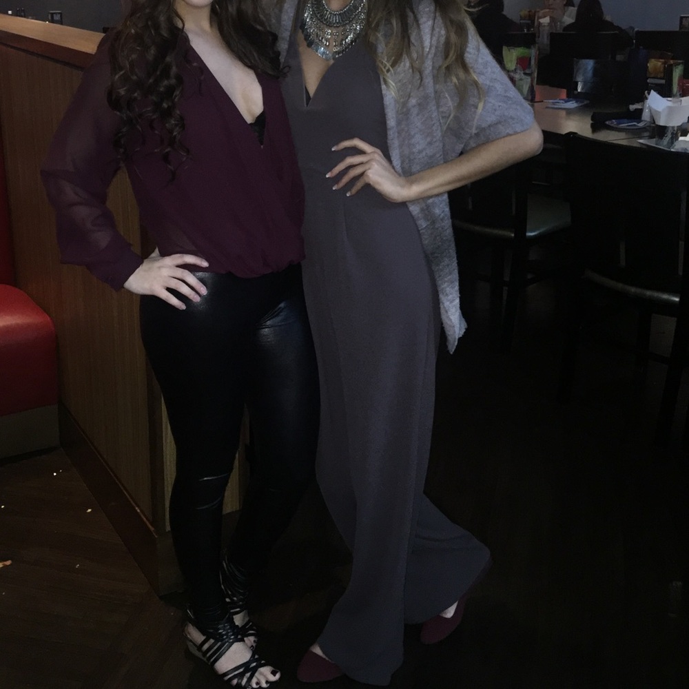 Gray Jumpsuit